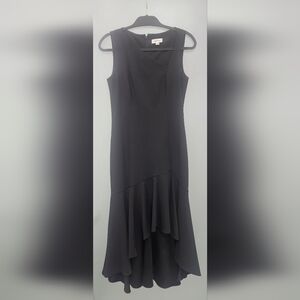 Calvin Klein Asymmetrical Black Dress